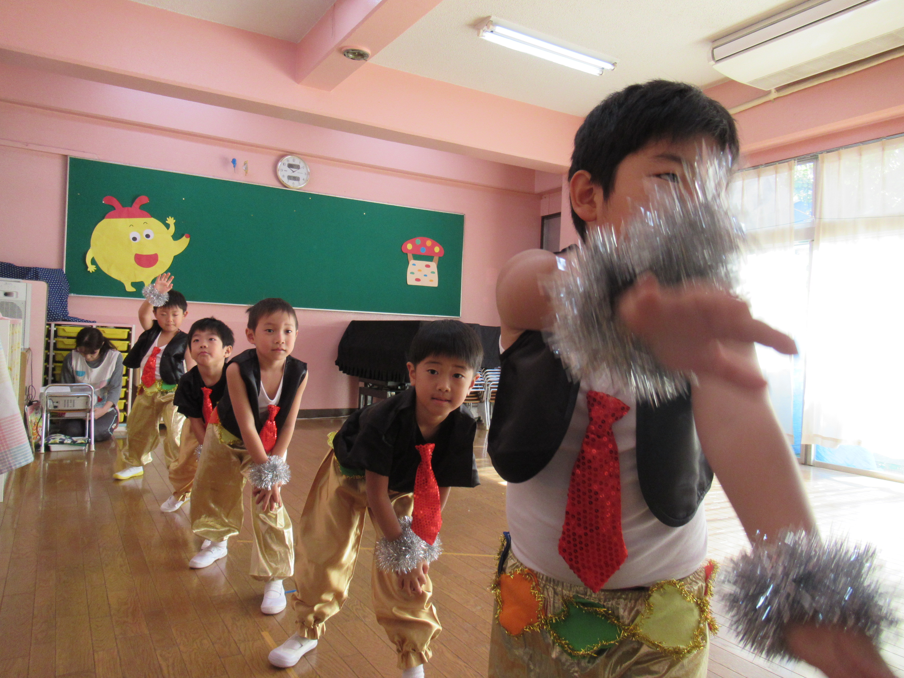 本番まで あと８日 お遊戯会 リハーサル 横浜市西区の幼稚園 ふじだな幼稚園